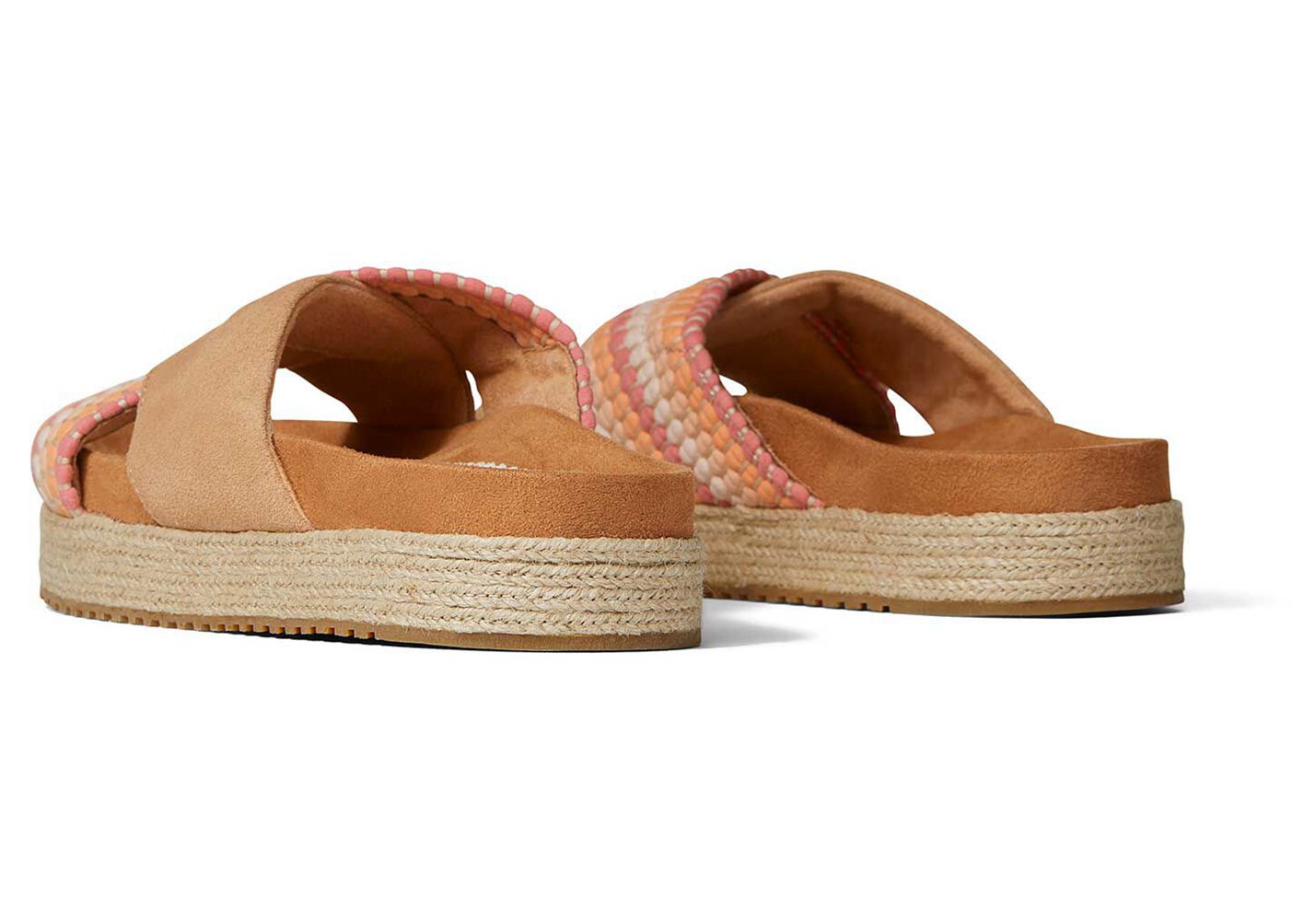 Toms Sandały Damskie Pomarańczowe - Paloma Suede - 46BYVELJO